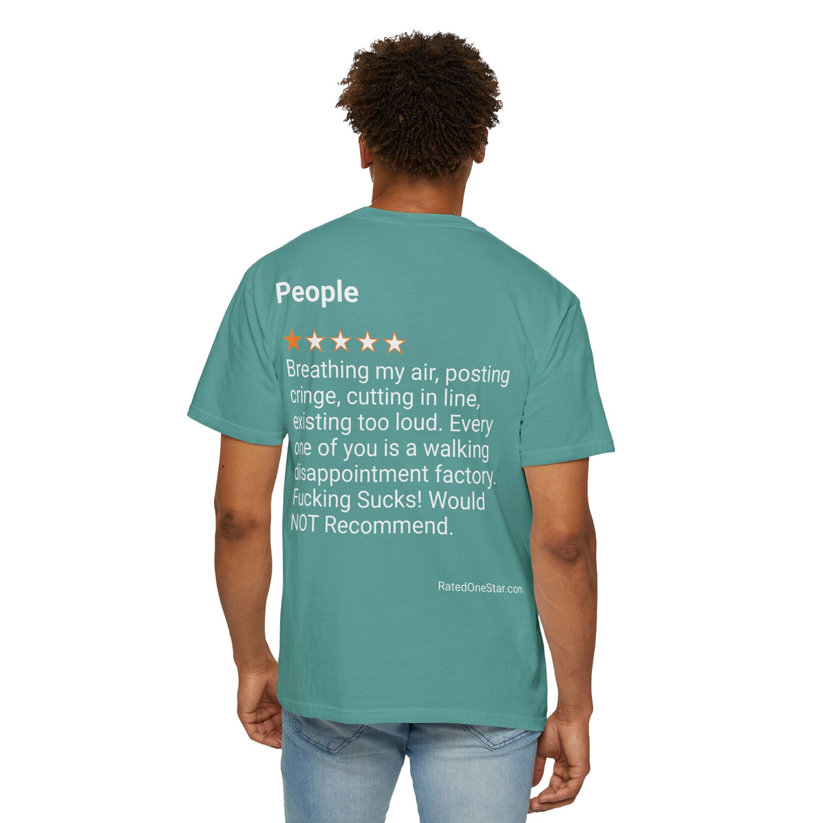 PEOPLE - POSTING CRINGE - BACK PRINT