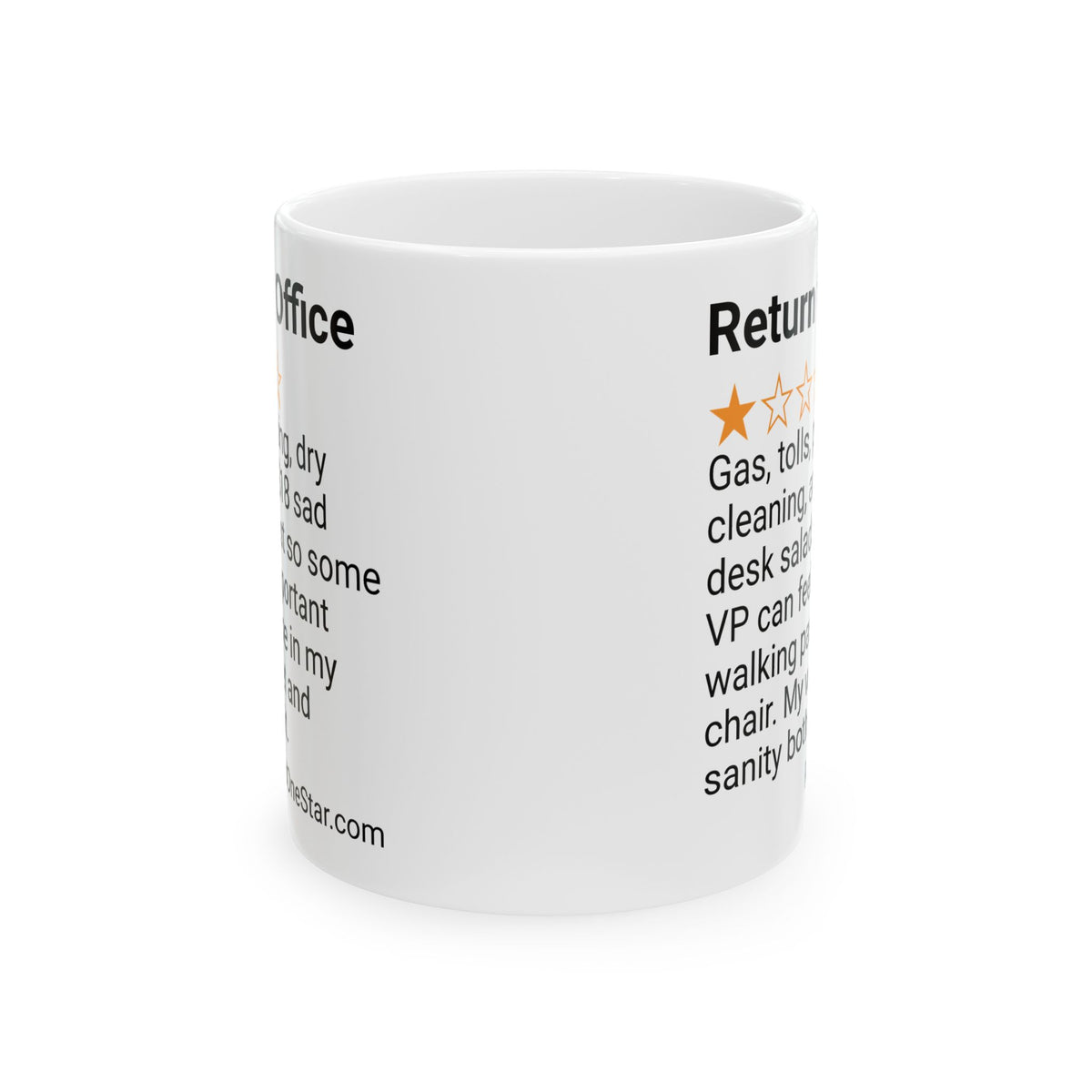 RETURN TO OFFICE - VP - WHITE MUG