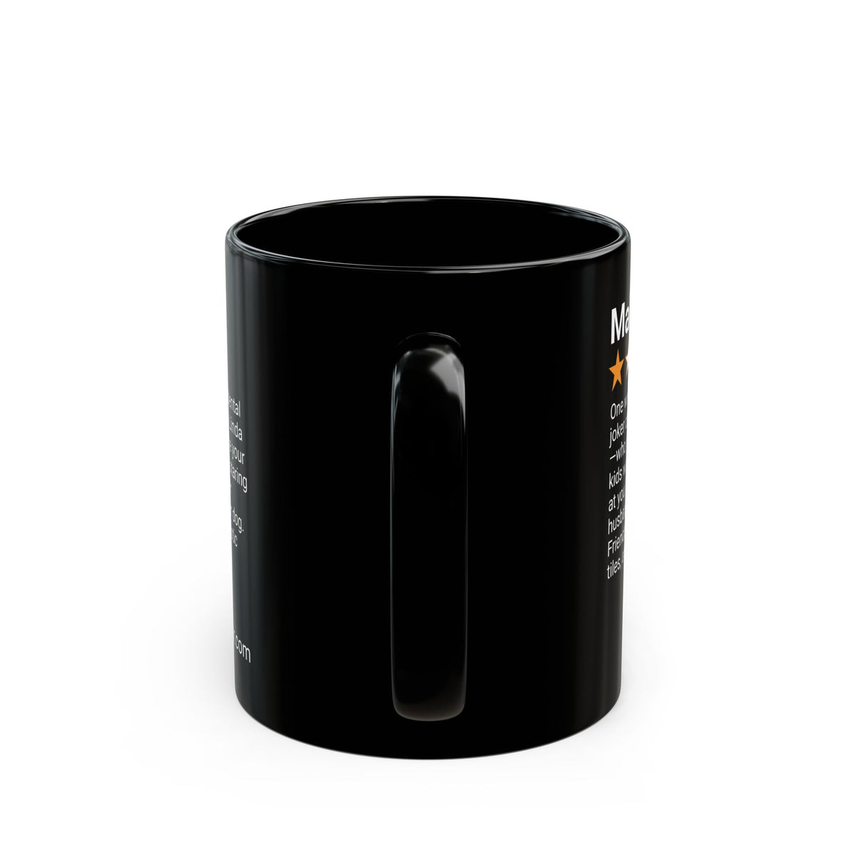 MAHJONG - BAD PASSES - BLACK MUG
