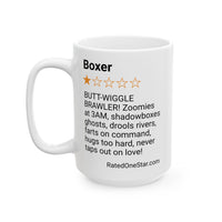 DOGS - BOXER - WHITE MUG