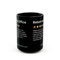 RETURN TO OFFICE - REGRET - BLACK MUG