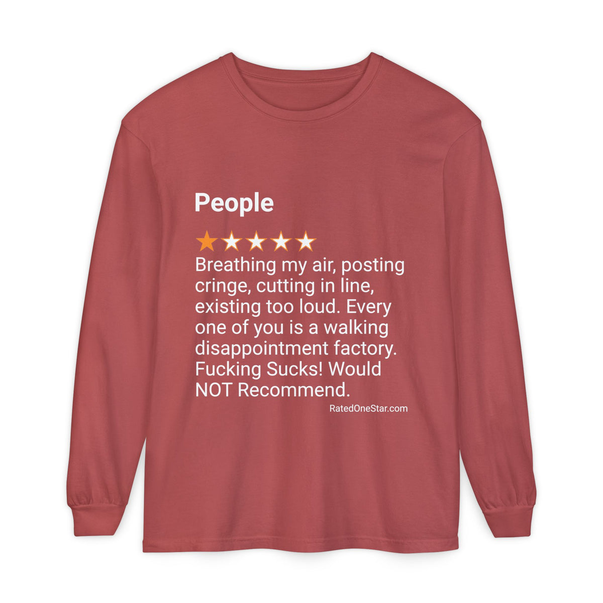 PEOPLE - POSTING CRINGE - FRONT PRINT