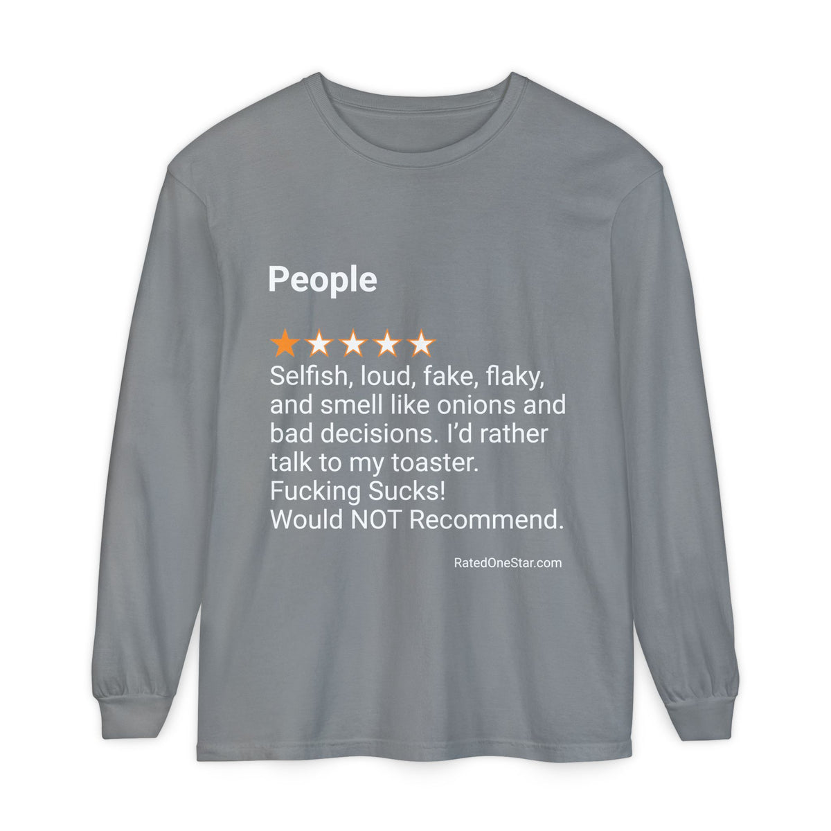 PEOPLE - SELFISH - FRONT PRINT