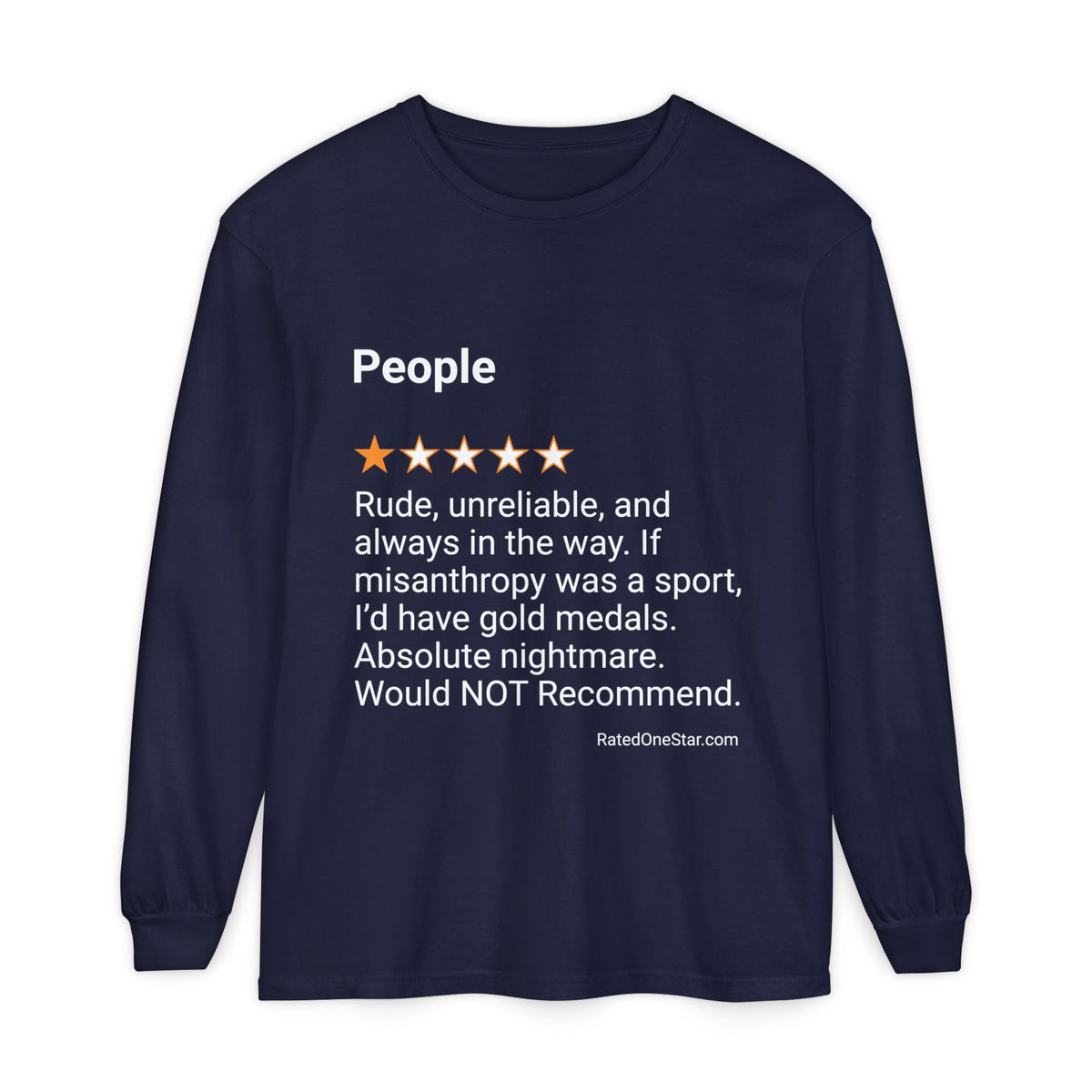 PEOPLE - RUDE - FRONT PRINT