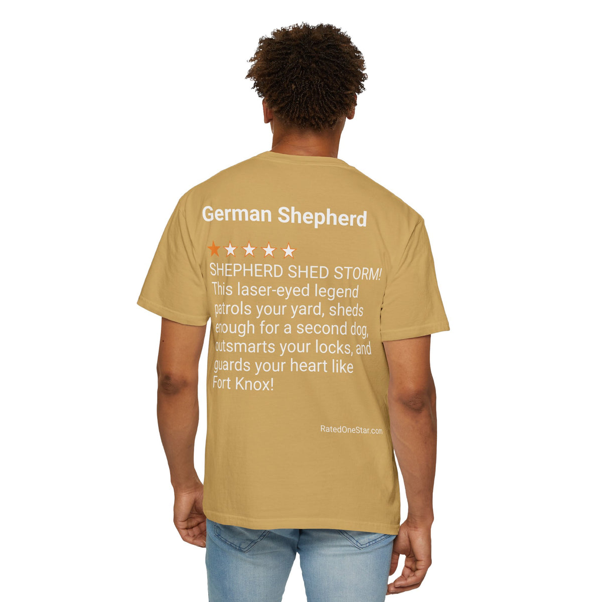 DOGS - GERMAN SHEPHERD - BACK PRINT
