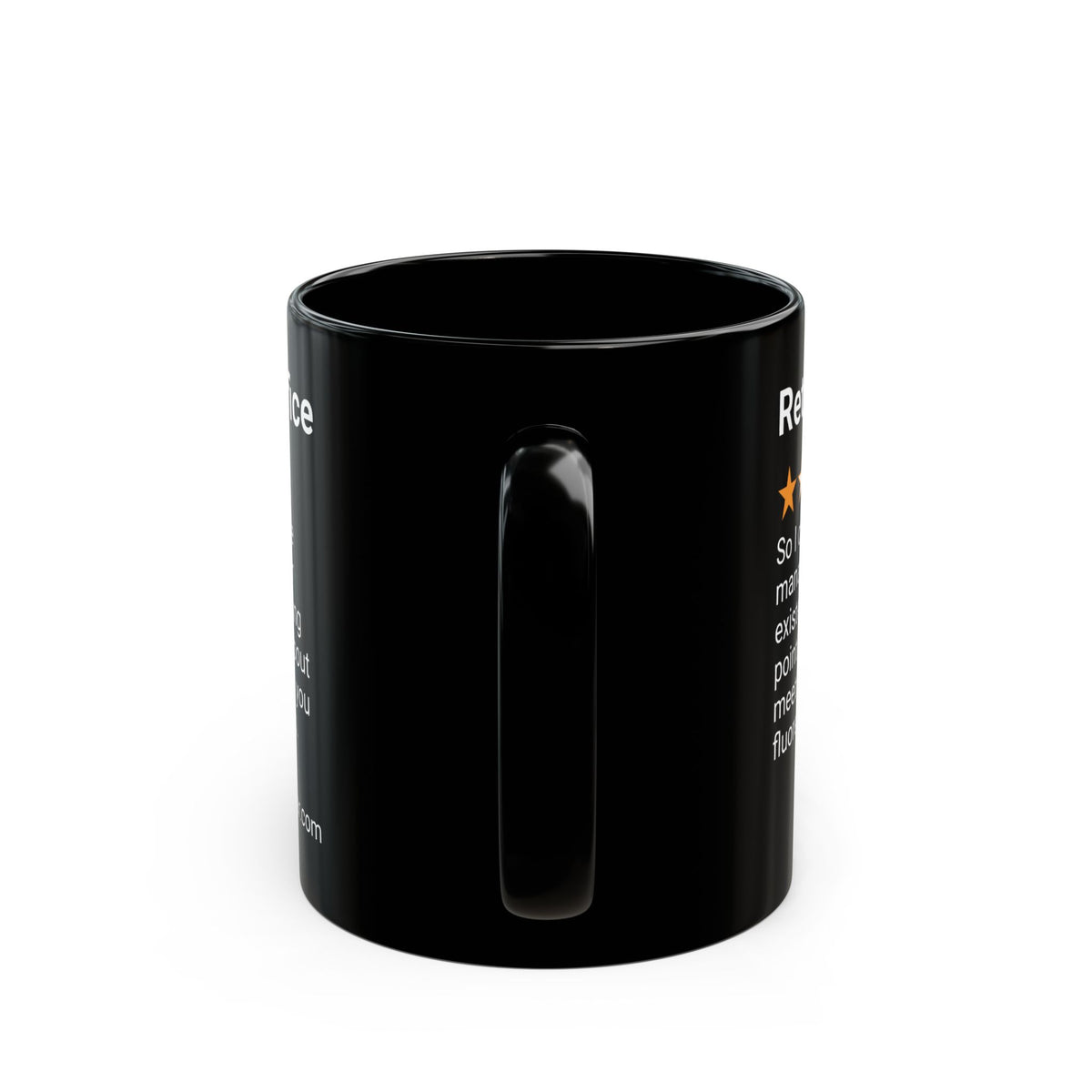 RETURN TO OFFICE - MIDDLE MANAGER - BLACK MUG