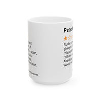 PEOPLE - RUDE - WHITE MUG