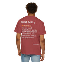 DOGS - FRENCH BULLDOG - BACK PRINT