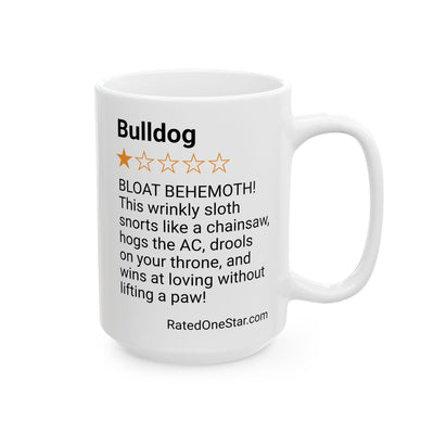 DOGS - BULLDOG - WHITE MUG