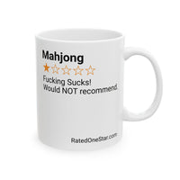 MAHJONG - WHITE MUG