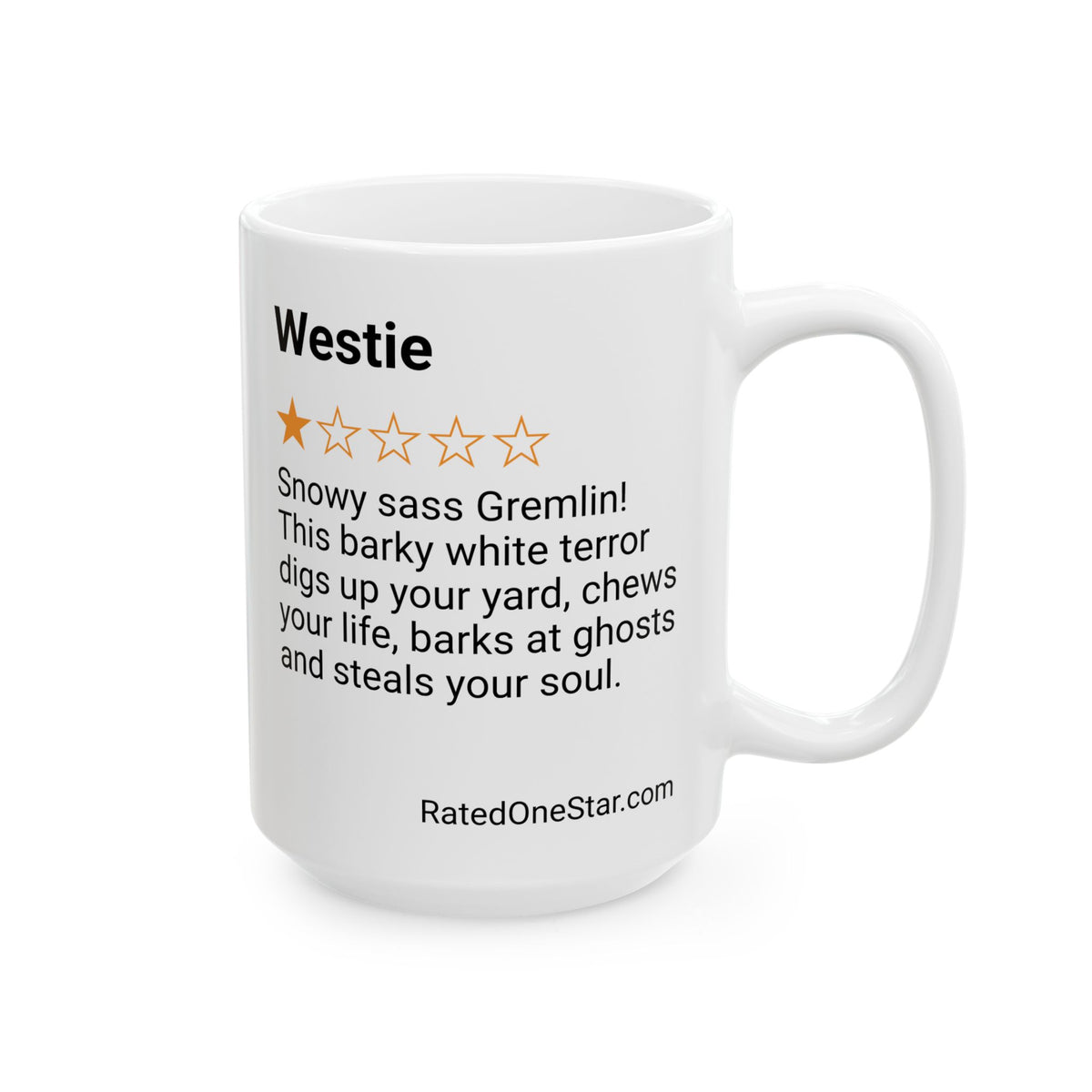 DOGS - WESTIE - WHITE MUG