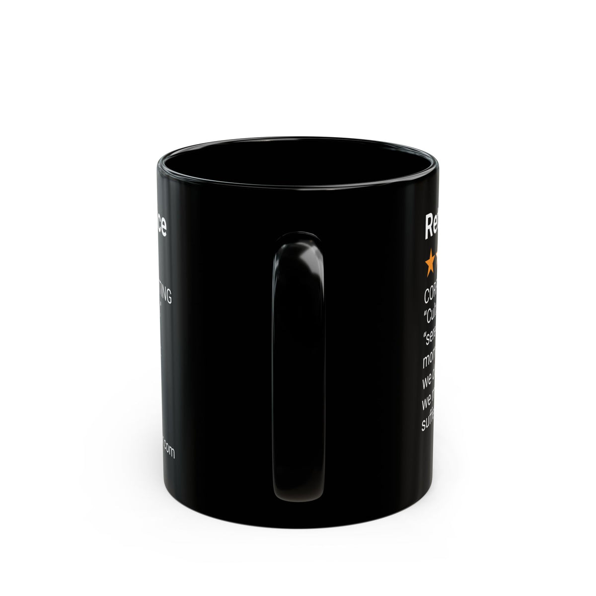 RETURN TO OFFICE - GASLIGHTING - BLACK MUG