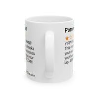 DOGS - POMERANIAN - WHITE MUG