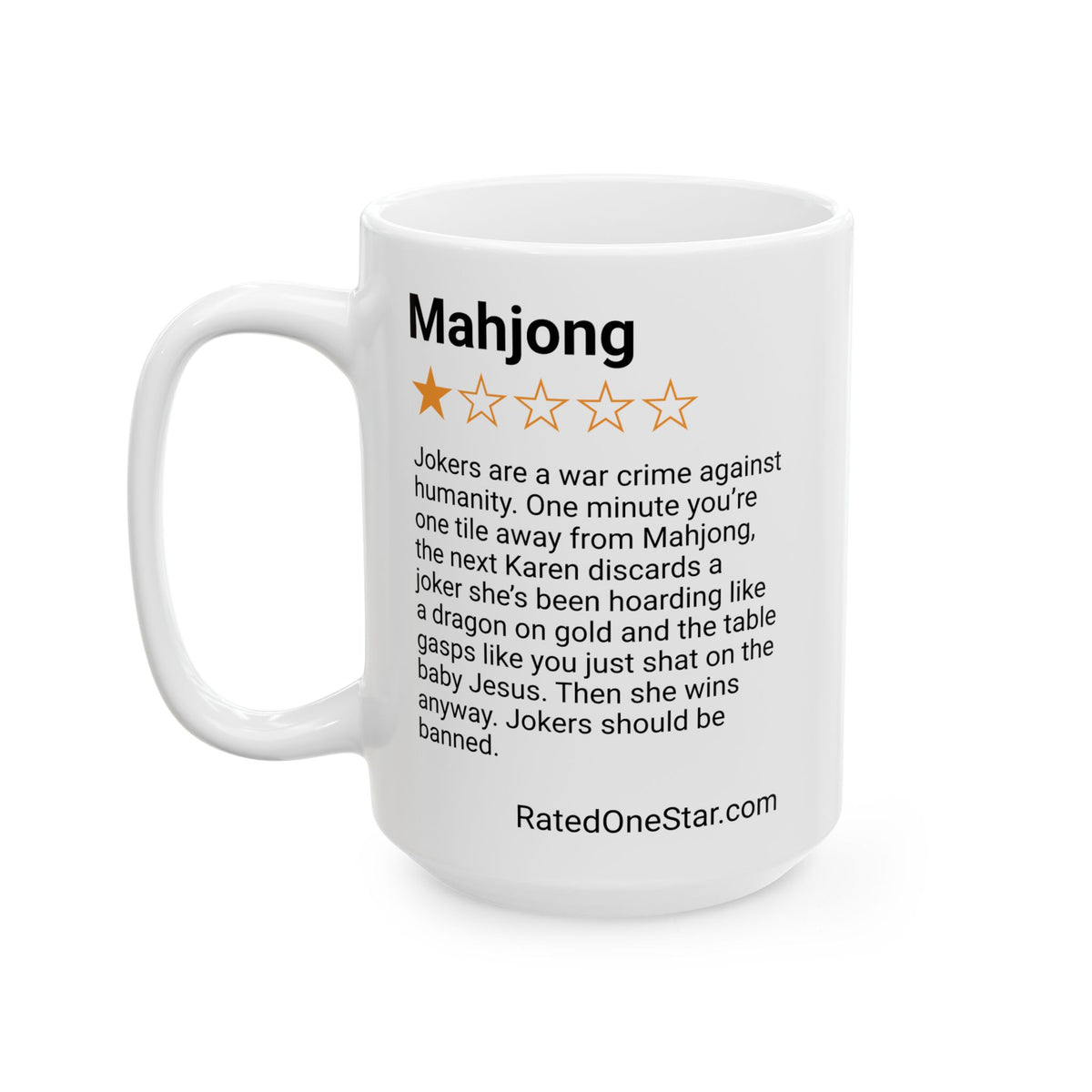 MAHJONG - JOKERS - WHITE MUG
