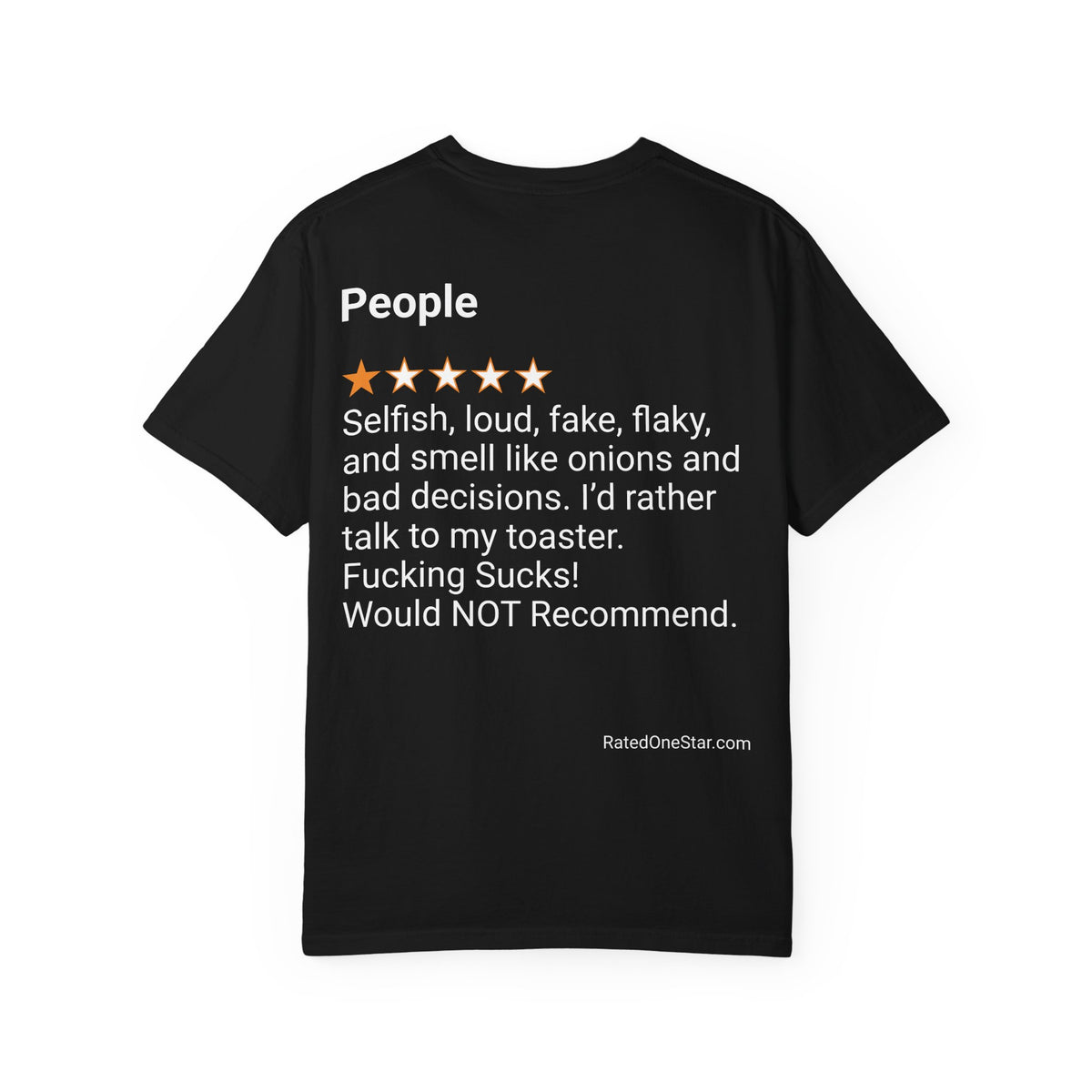 PEOPLE - SELFISH - BACK PRINT
