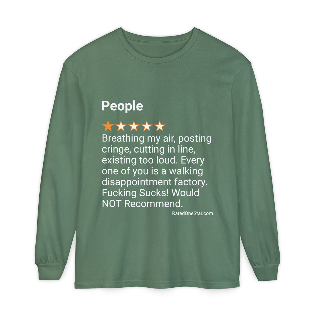 PEOPLE - POSTING CRINGE - FRONT PRINT