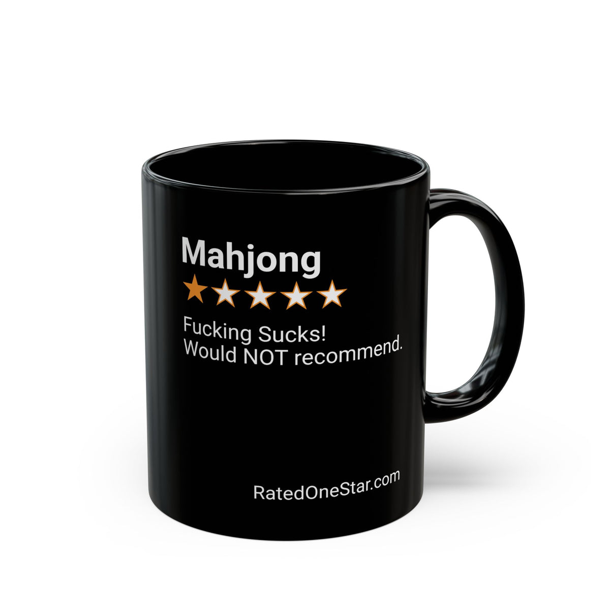 MAHJONG  - BLACK MUG