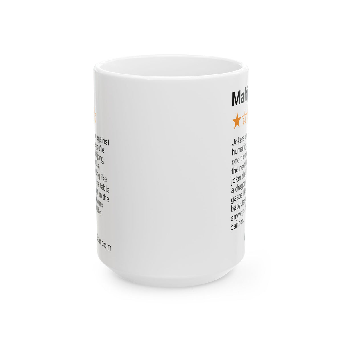 MAHJONG - JOKERS - WHITE MUG