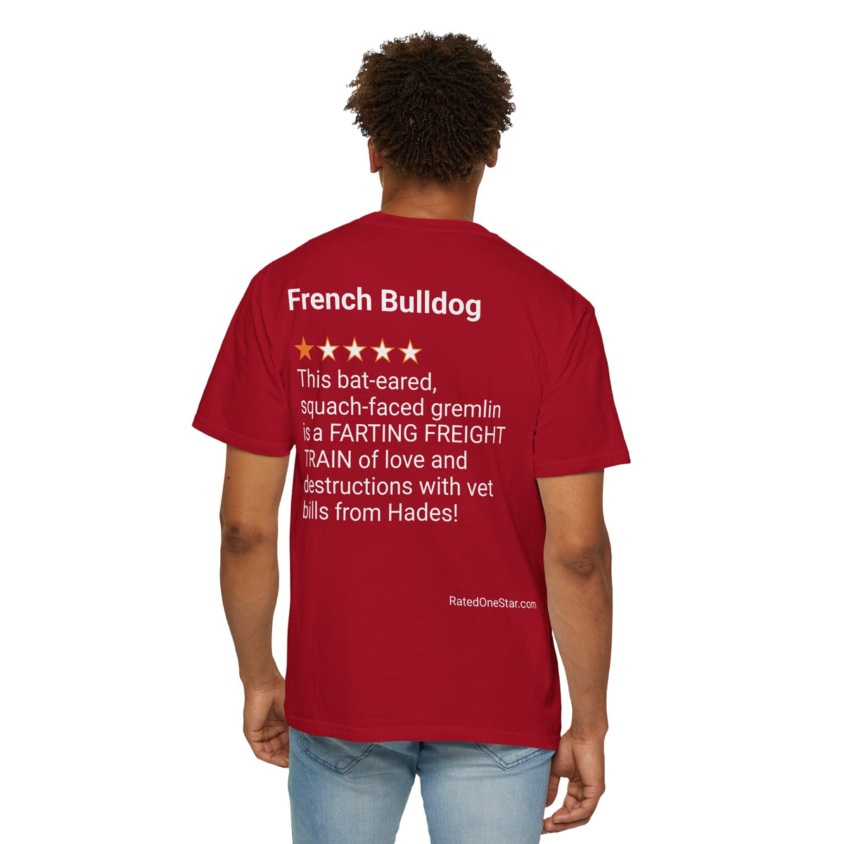 DOGS - FRENCH BULLDOG - BACK PRINT