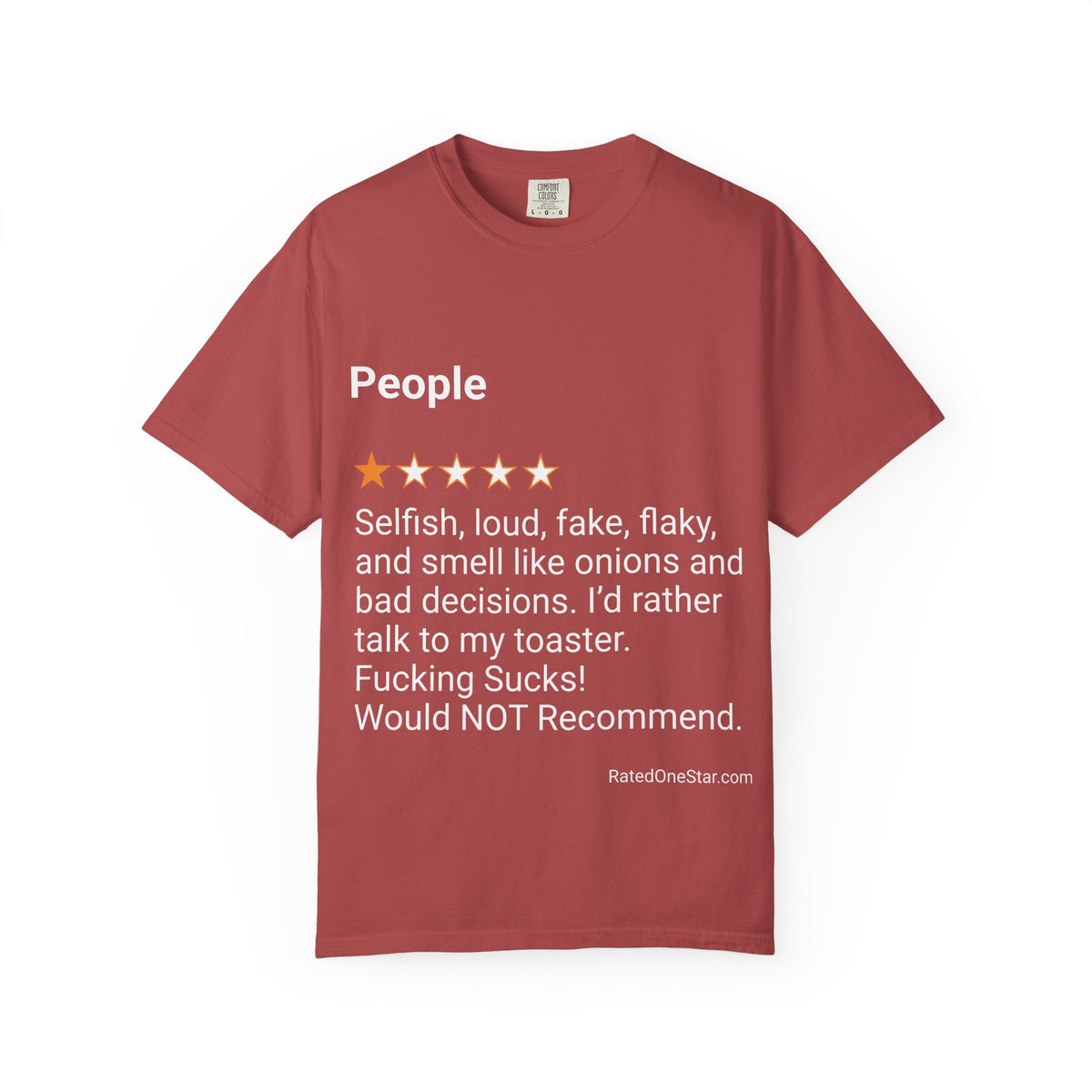 PEOPLE - SELFISH - FRONT PRINT