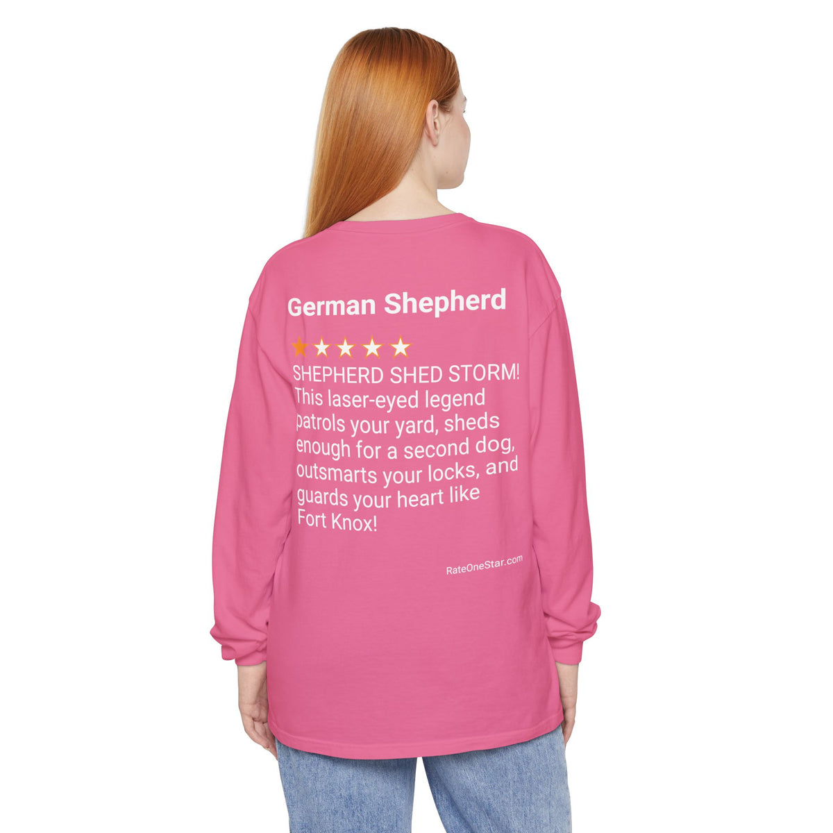 DOGS - GERMAN SHEPHERD - BACK PRINT