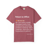 RETURN TO OFFICE - MIDDLE MANAGER
