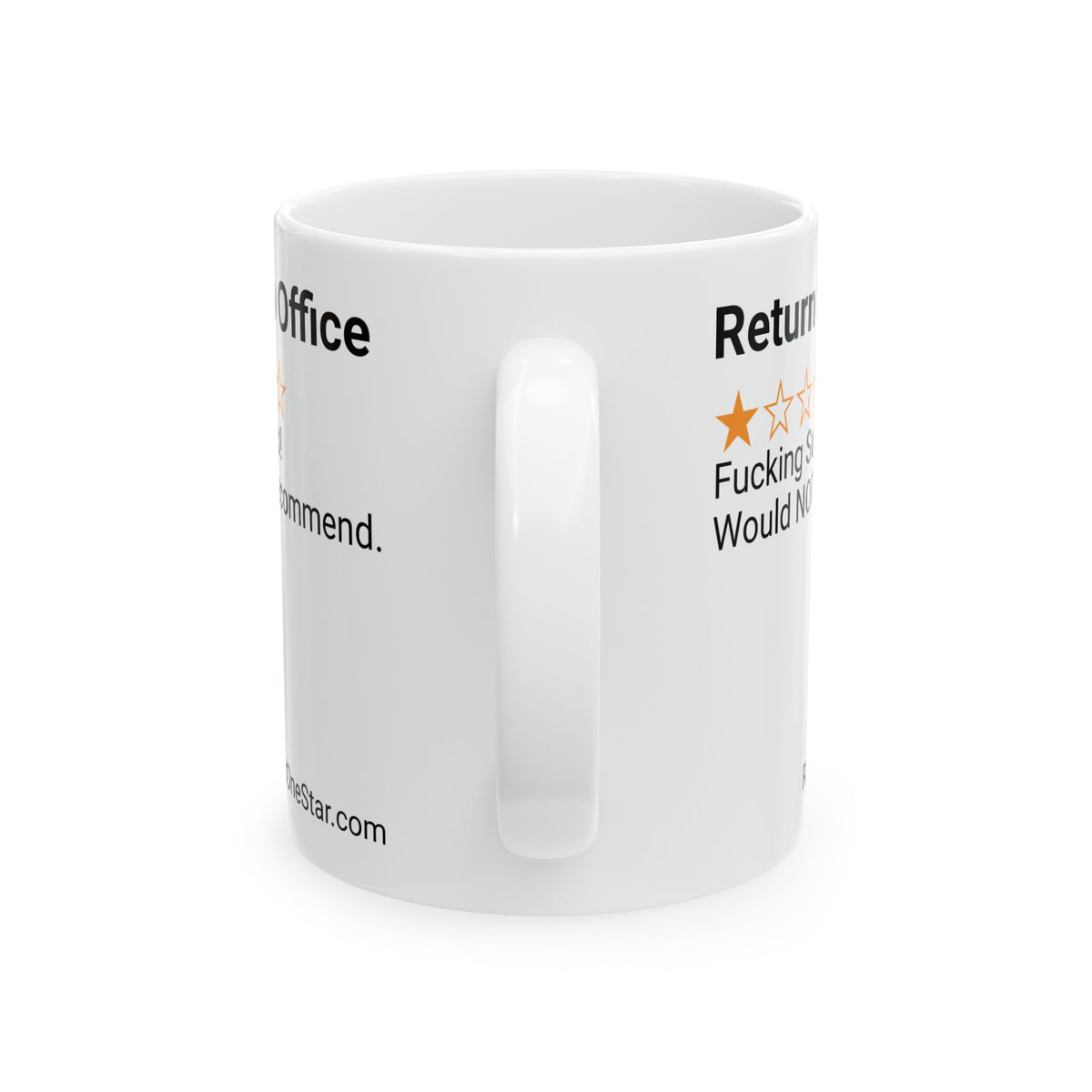 RETURN TO OFFICE - WHITE MUG