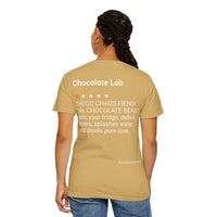 DOGS - CHOCOLATE LAB - BACK PRINT