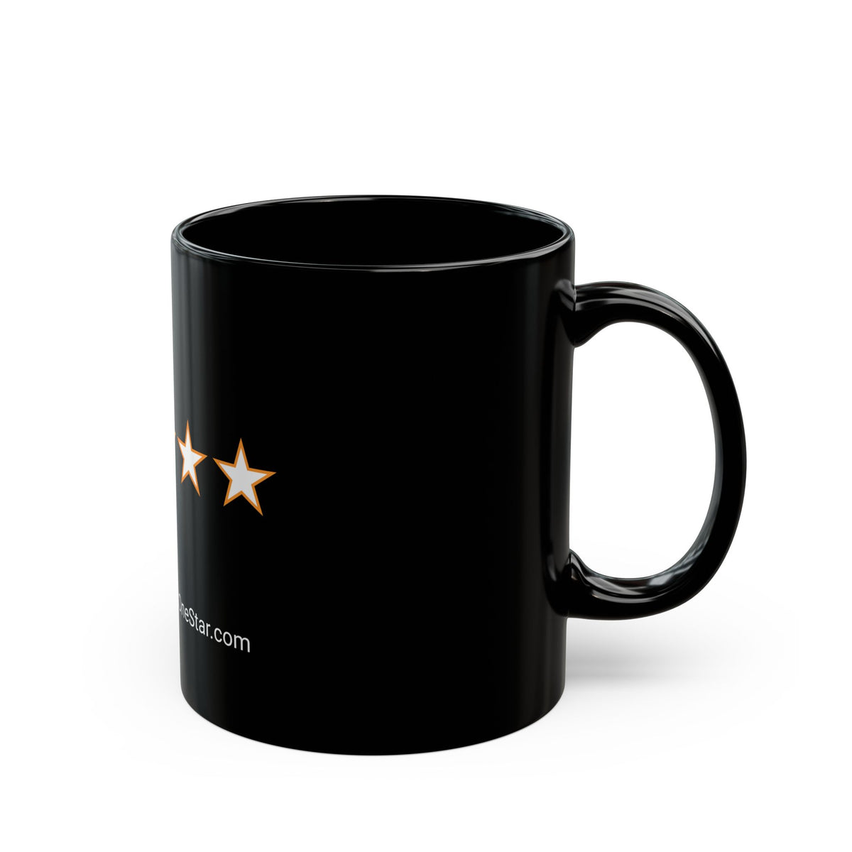 RATED ONE STAR - MUG BLACK