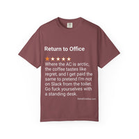 RETURN TO OFFICE - REGRET