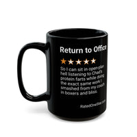 RETURN TO OFFICE - PROTEIN FARTS - BLACK MUG