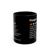 PEOPLE - LOUD CHEWERS - BLACK MUG