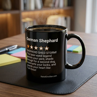 DOGS - GERMAN SHEPHERD - BLACK MUG