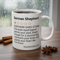 DOGS - GERMAN SHEPHERD  - WHITE MUG