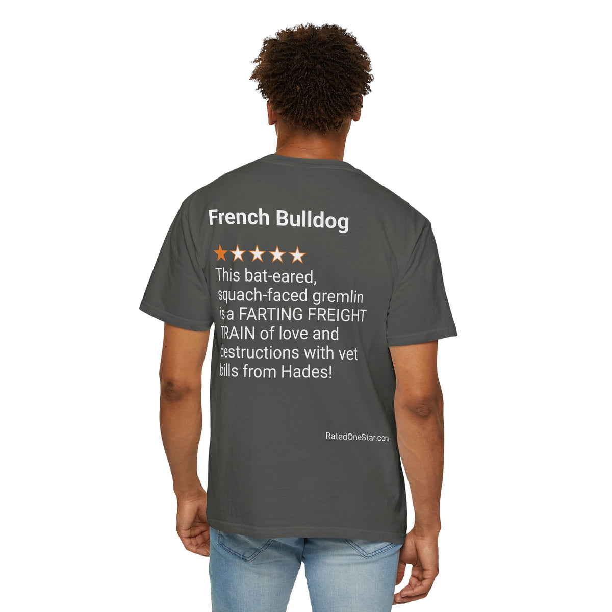 DOGS - FRENCH BULLDOG - BACK PRINT
