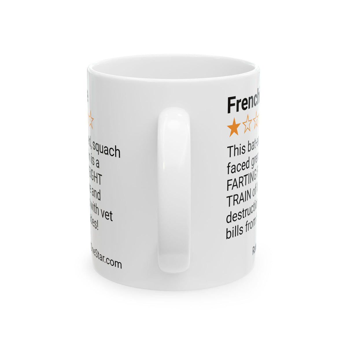 DOGS - FRENCHIE - WHITE MUG