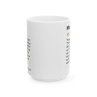 MAHJONG - JUST FOR FUN - WHITE MUG