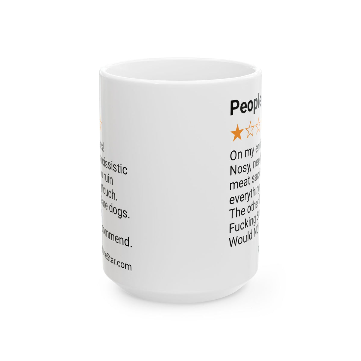 PEOPLE - MEAT SACKS - WHITE MUG