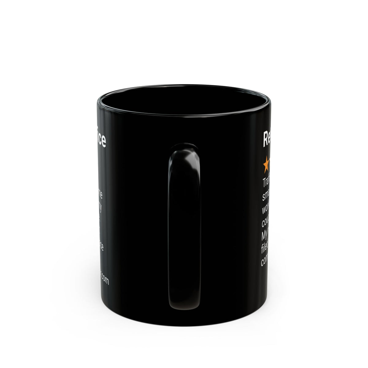 RETURN TO OFFICE - TRAFFIC - BLACK MUG