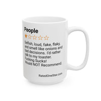 PEOPLE - SELFISH - WHITE MUG
