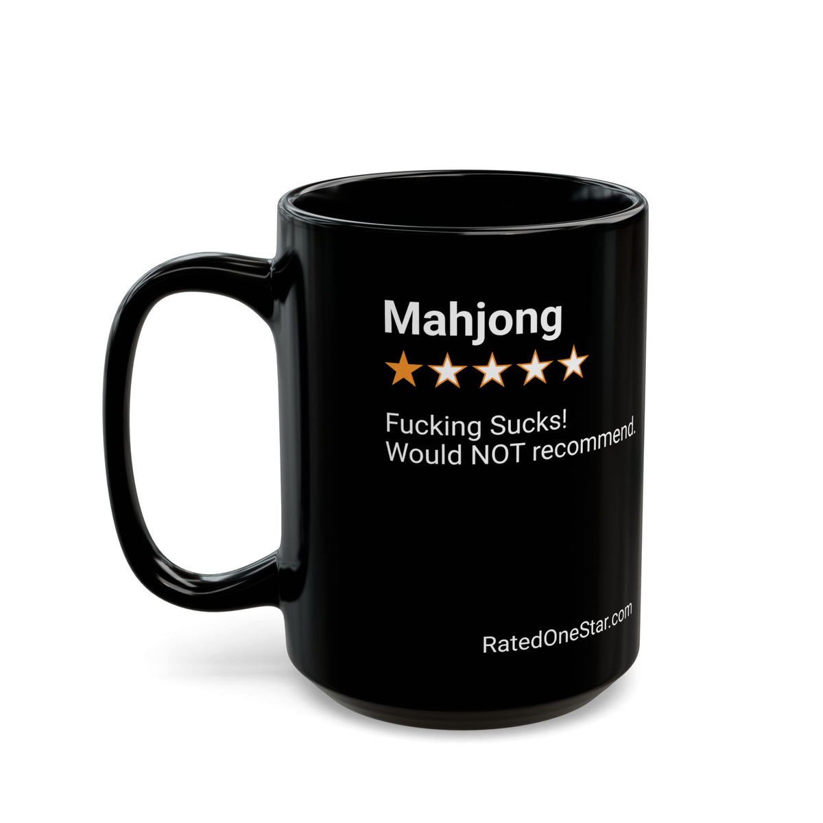 MAHJONG  - BLACK MUG