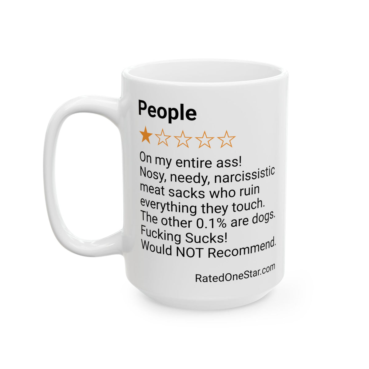 PEOPLE - MEAT SACKS - WHITE MUG