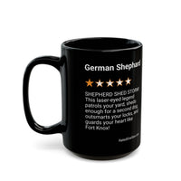 DOGS - GERMAN SHEPHERD - BLACK MUG