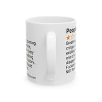 PEOPLE - POSTING CRINGE - WHITE MUG