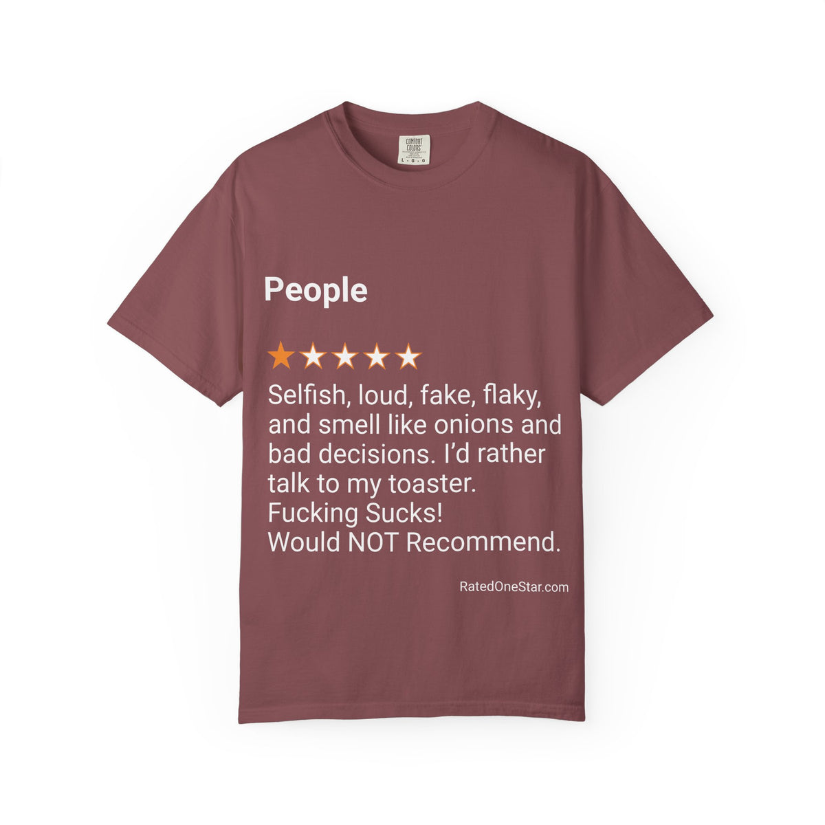 PEOPLE - SELFISH - FRONT PRINT