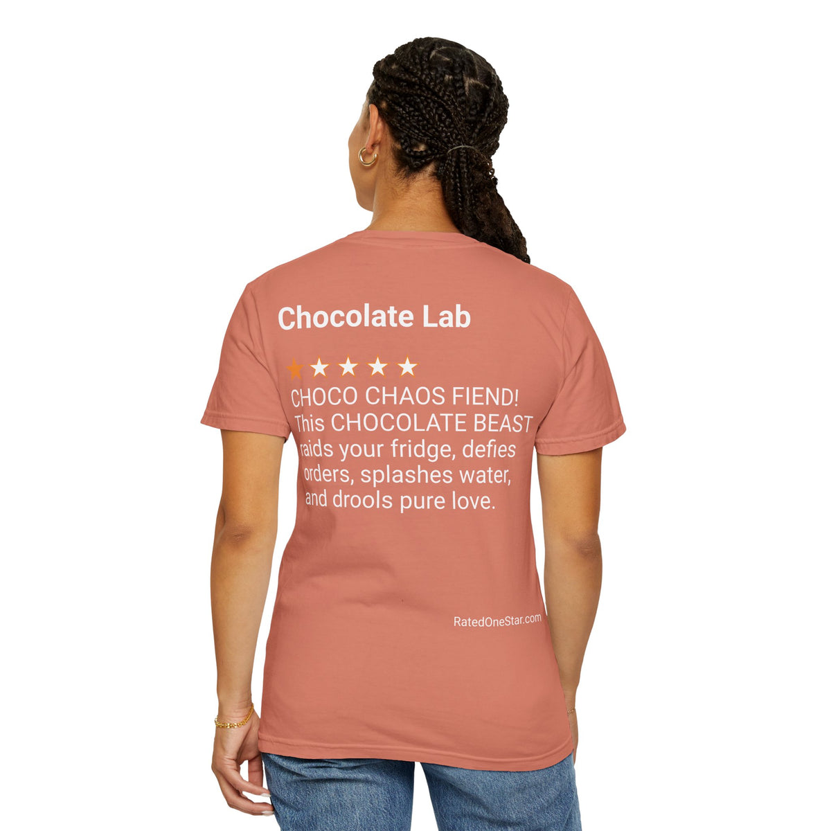 DOGS - CHOCOLATE LAB - BACK PRINT
