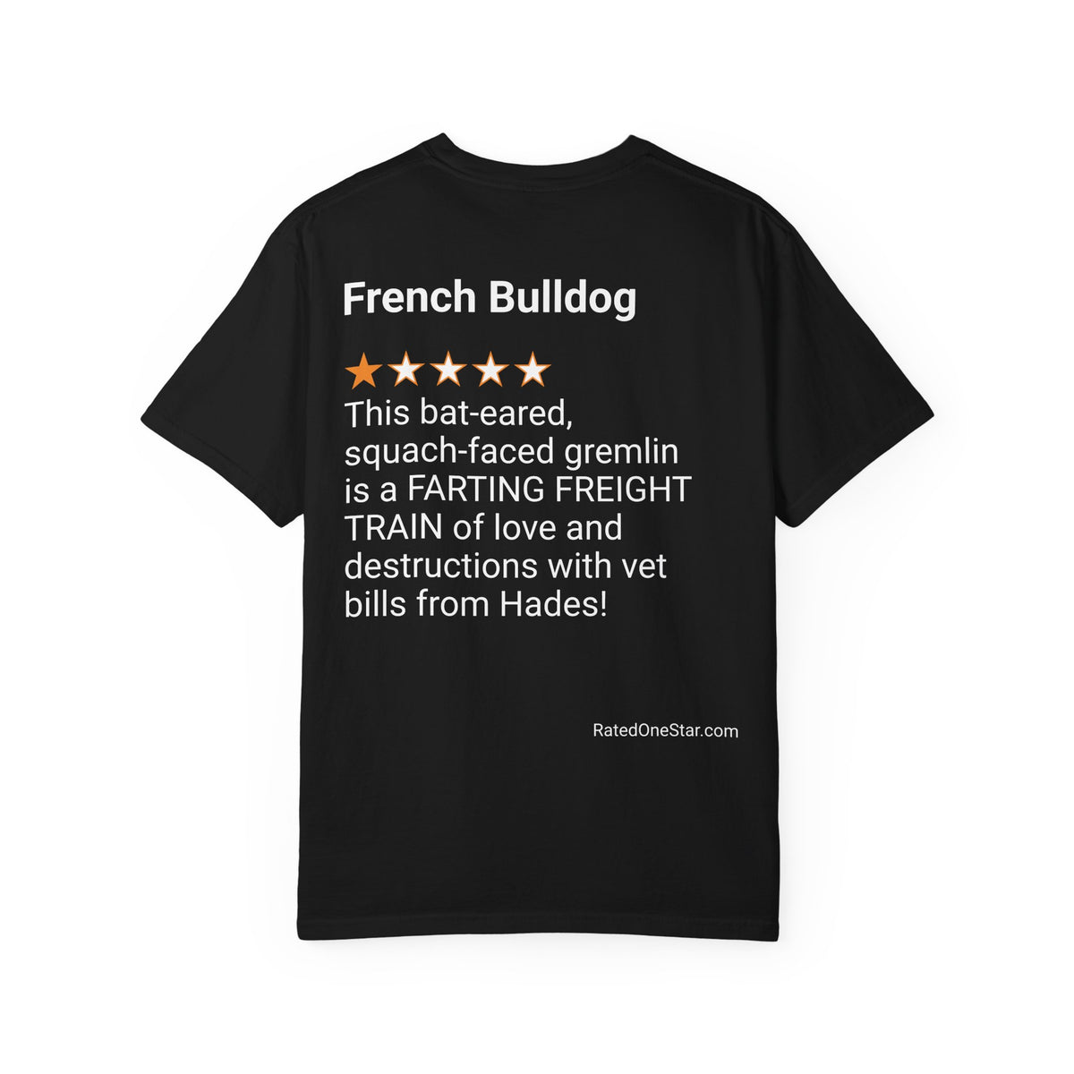 DOGS - FRENCH BULLDOG - BACK PRINT