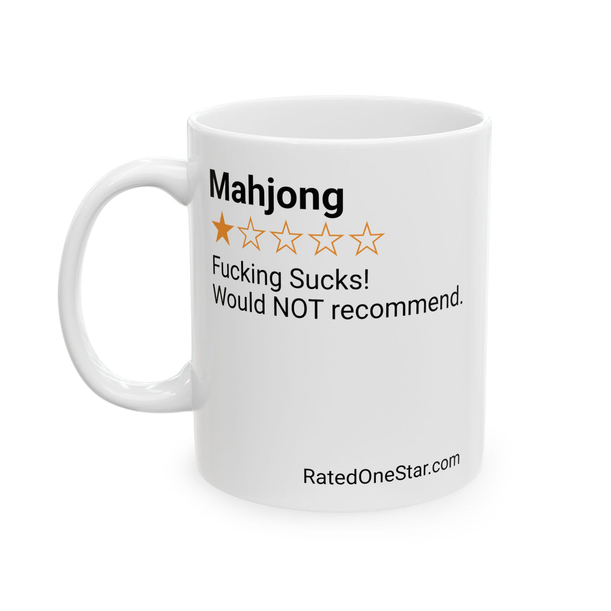 MAHJONG - WHITE MUG