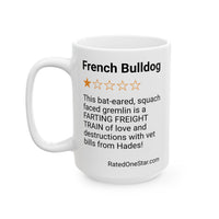 DOGS - FRENCH BULLDOG  - WHITE MUG