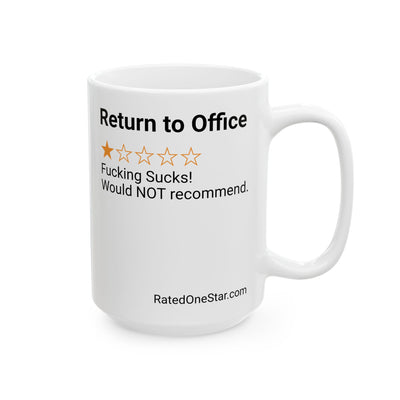 RETURN TO OFFICE - WHITE MUG